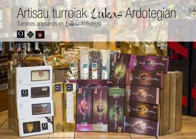 Turrones artesanos en Lukas Ardotegia