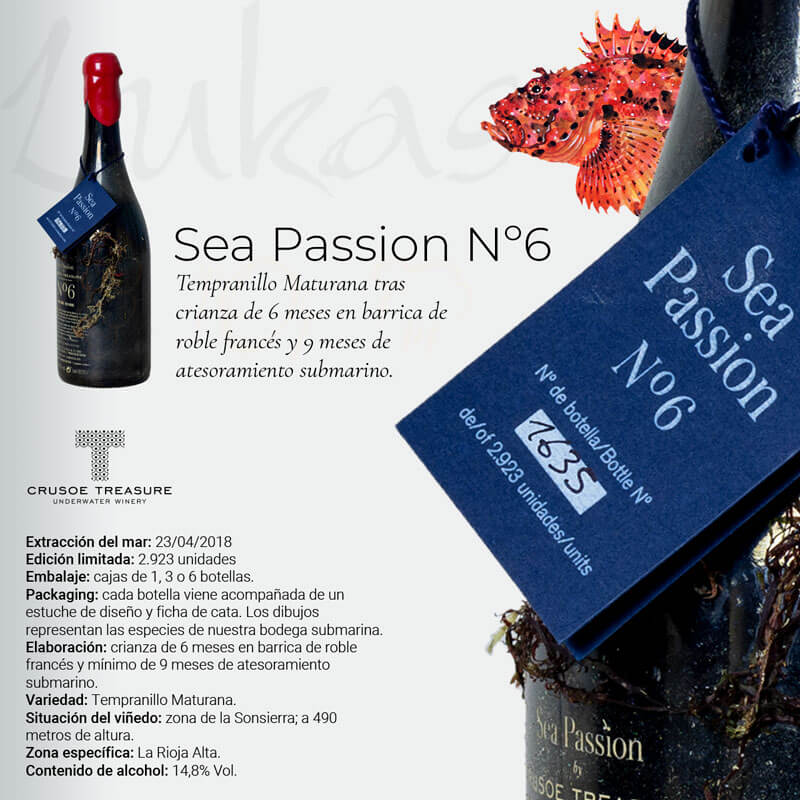 Sea Passion Nº6 Tempranillo Maturana